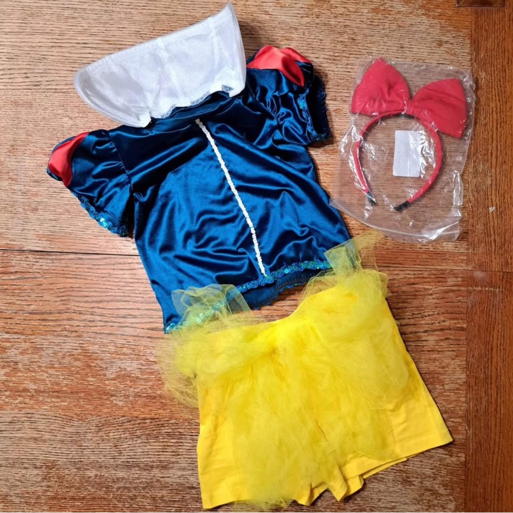 Snow White Costume for‎ Dance, Halloween, Dress Up 10/12